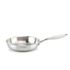 [M.v.Eisenberg] Vergnugen 3-Ply Frying Pan | 24cm 28cm 28cmWok | Honeycomb Base for Even Oil Distribution | Low-Heat Handle | Stainless Steel & Aluminum